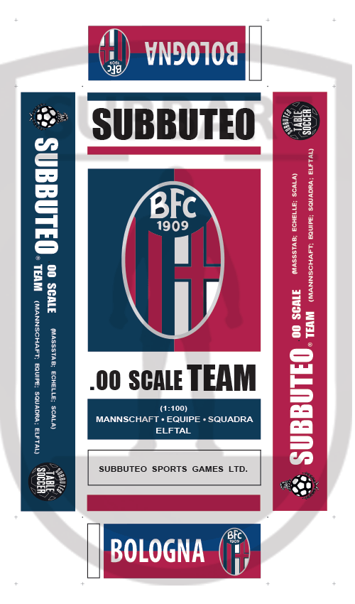 SCATOLA PERSONALIZZATA SUBBUTEO LOGO BOLOGNA