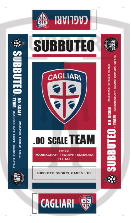 SCATOLA PERSONALIZZATA SUBBUTEO LOGO CAGLIARI