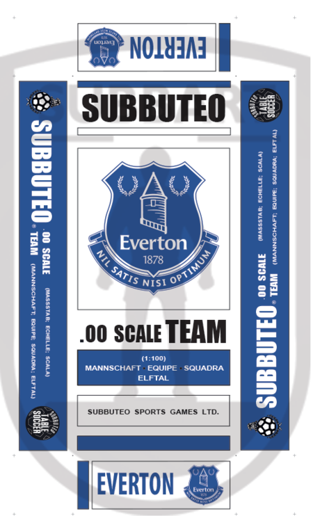 SCATOLA PERSONALIZZATA SUBBUTEO LOGO EVERTON