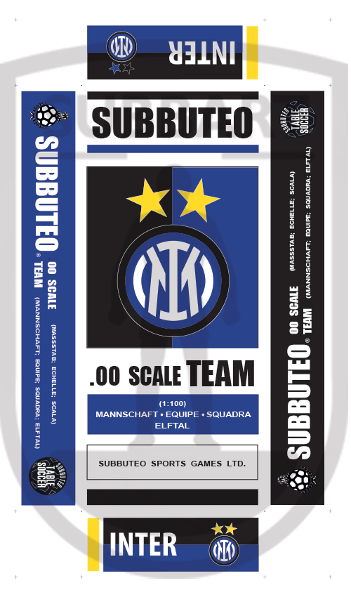 SCATOLA PERSONALIZZATA SUBBUTEO LOGO INTER