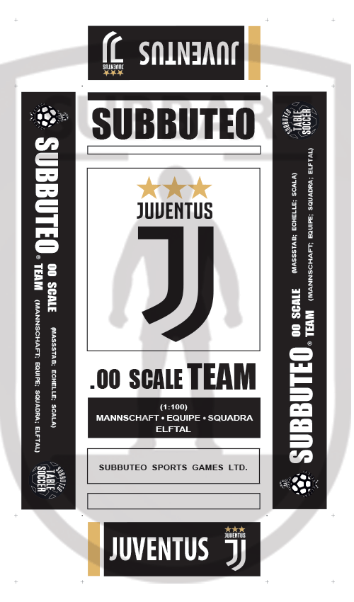 SCATOLA PERSONALIZZATA SUBBUTEO LOGO JUVENTUS
