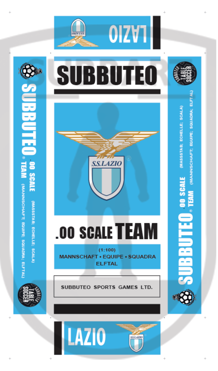 SCATOLA PERSONALIZZATA SUBBUTEO LOGO LAZIO