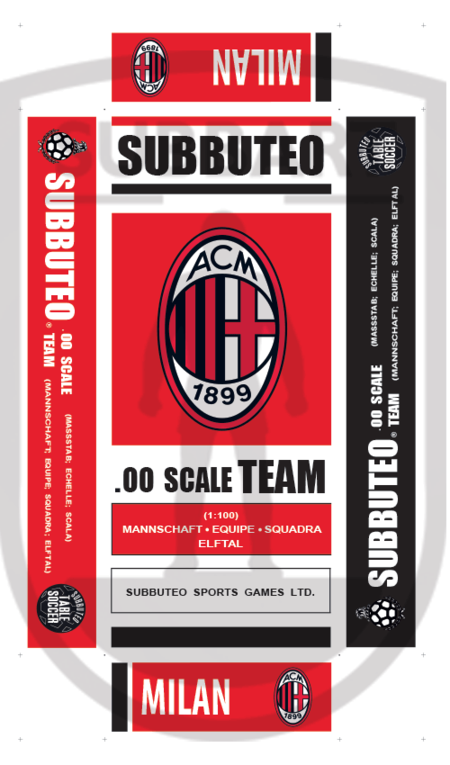 SCATOLA PERSONALIZZATA SUBBUTEO LOGO MILAN