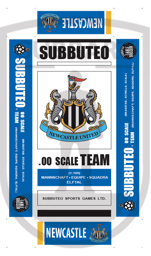 SCATOLA PERSONALIZZATA SUBBUTEO LOGO NEW CASTLE