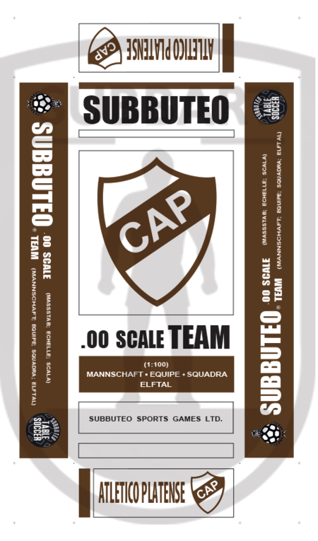 SCATOLA PERSONALIZZATA SUBBUTEO LOGO PLATENSE