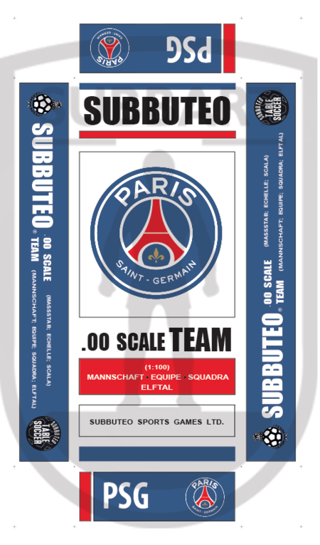 SCATOLA PERSONALIZZATA SUBBUTEO LOGO PSG