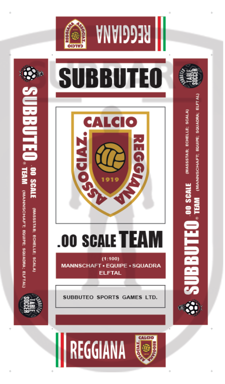 SCATOLA PERSONALIZZATA SUBBUTEO LOGO REGGIANA