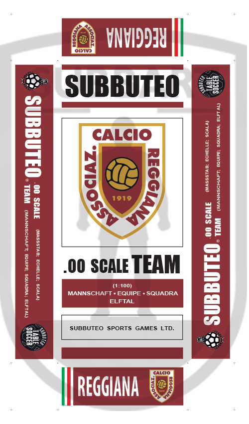 SCATOLA PERSONALIZZATA SUBBUTEO LOGO REGGIANA