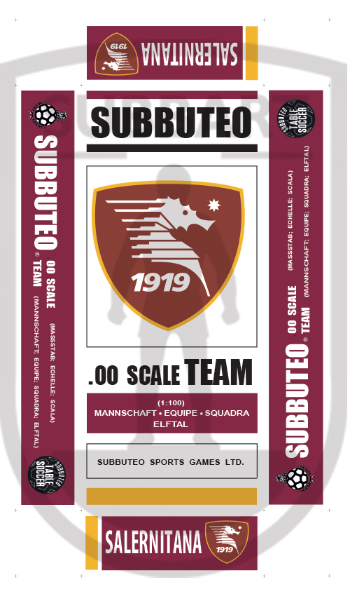 SCATOLA PERSONALIZZATA SUBBUTEO LOGO SALERNITANA