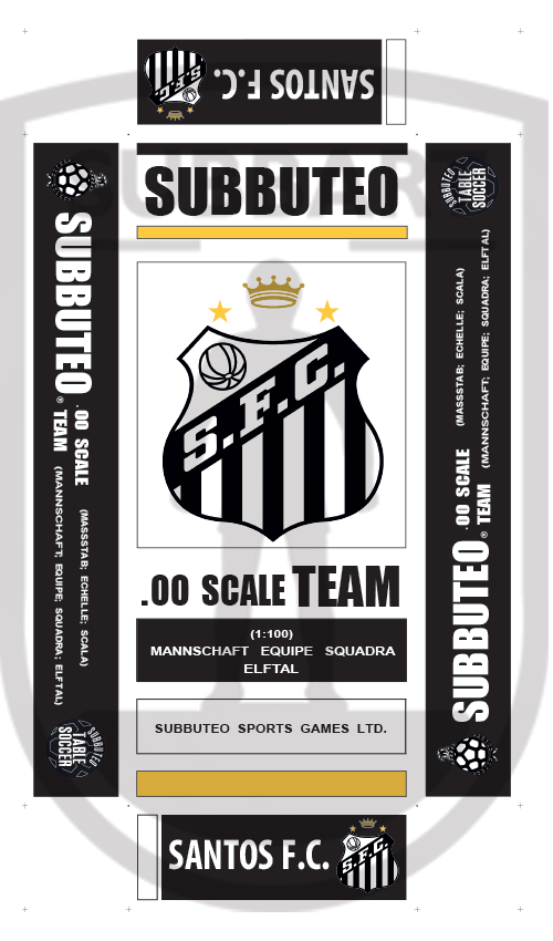 SCATOLA PERSONALIZZATA SUBBUTEO LOGO SANTOS FC