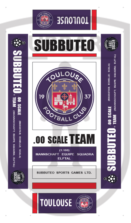 SCATOLA PERSONALIZZATA SUBBUTEO LOGO TOULOSE