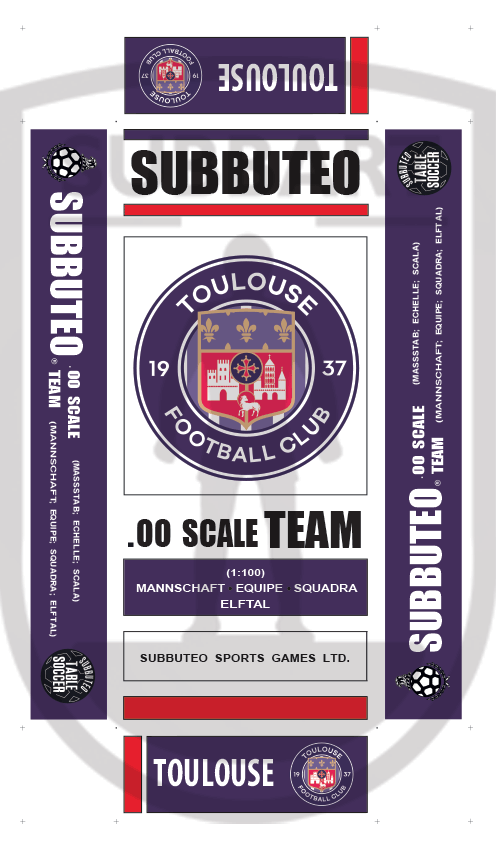 SCATOLA PERSONALIZZATA SUBBUTEO LOGO TOULOSE