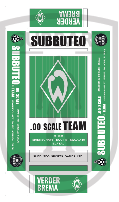 SCATOLA PERSONALIZZATA SUBBUTEO LOGO VERDER BREMA
