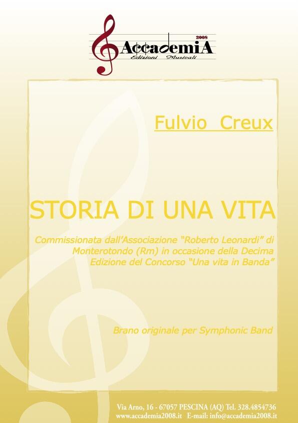STORIA DI UNA VITA - Fulvio Creux