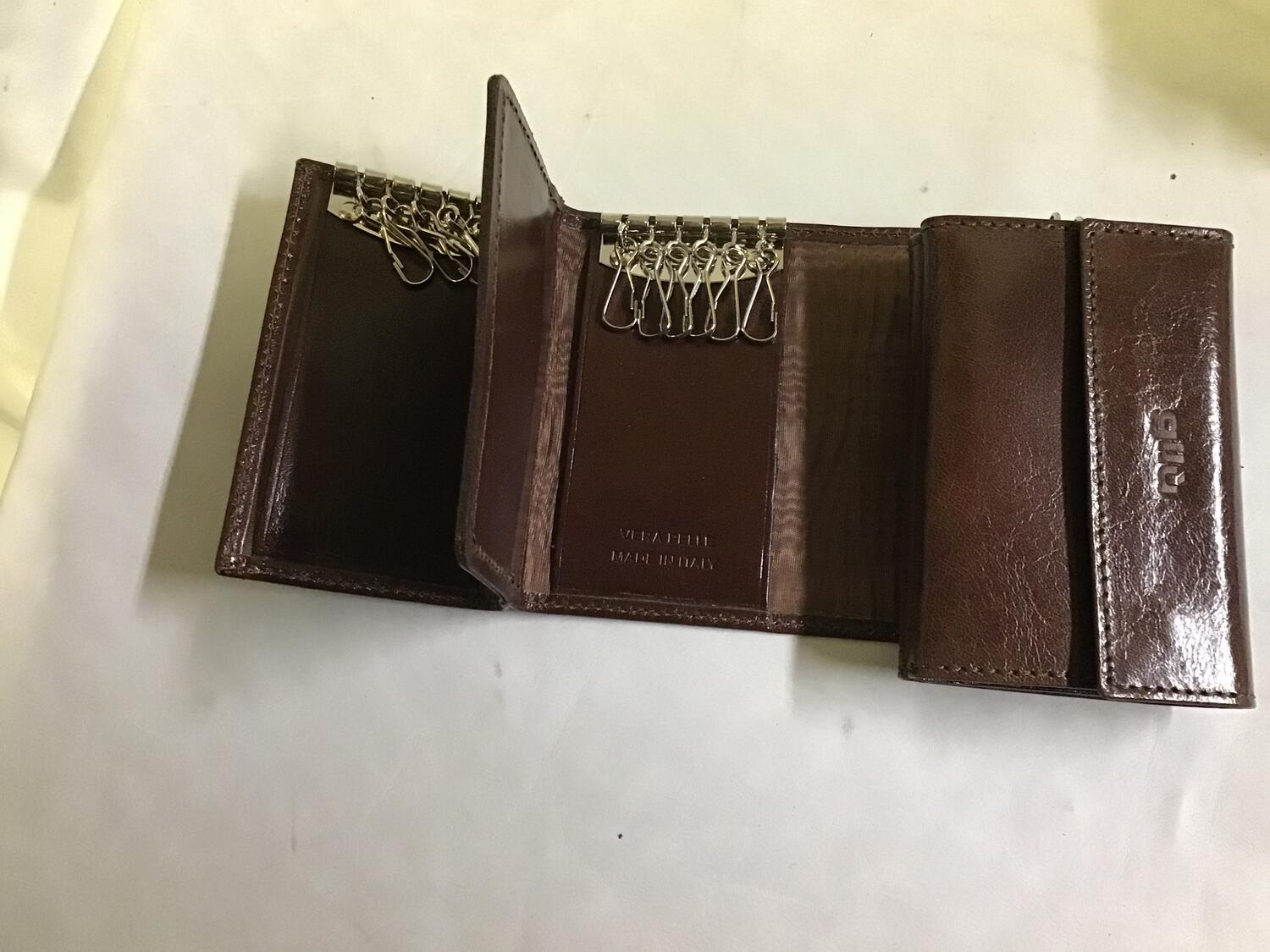 Portachiavi pelle Gilu art.37 Wind noce