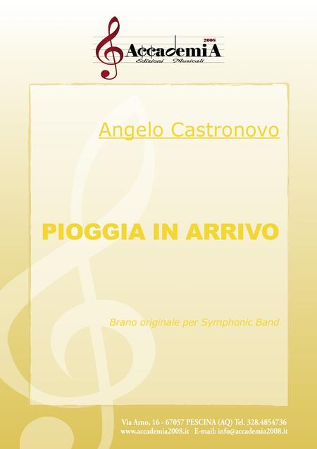 PIOGGIA IN ARRIVO - Angelo Castronovo