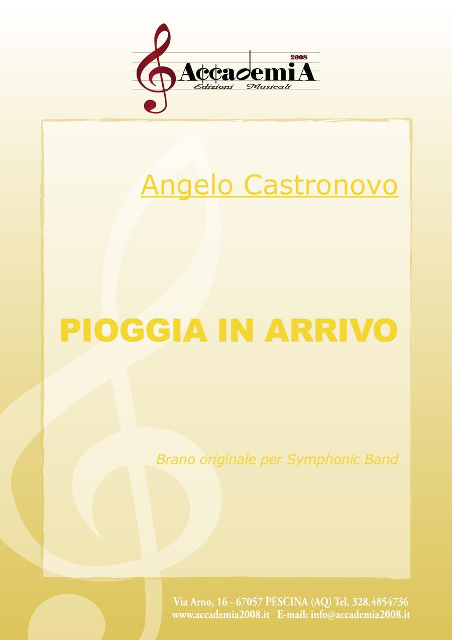 PIOGGIA IN ARRIVO - Angelo Castronovo