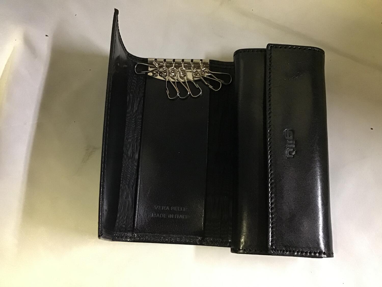 Portachiavi pelle Gilu art.35 Wind nero