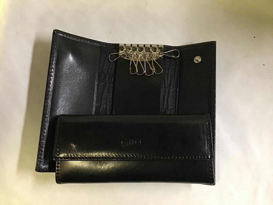 Portachiavi pelle Gilu art.35 Wind nero