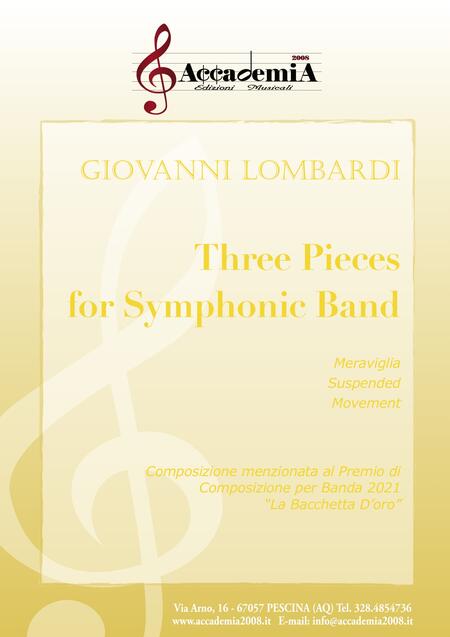 THREE PIECES FOR SYMPHONIC BAND - Giovanni Lombardi
