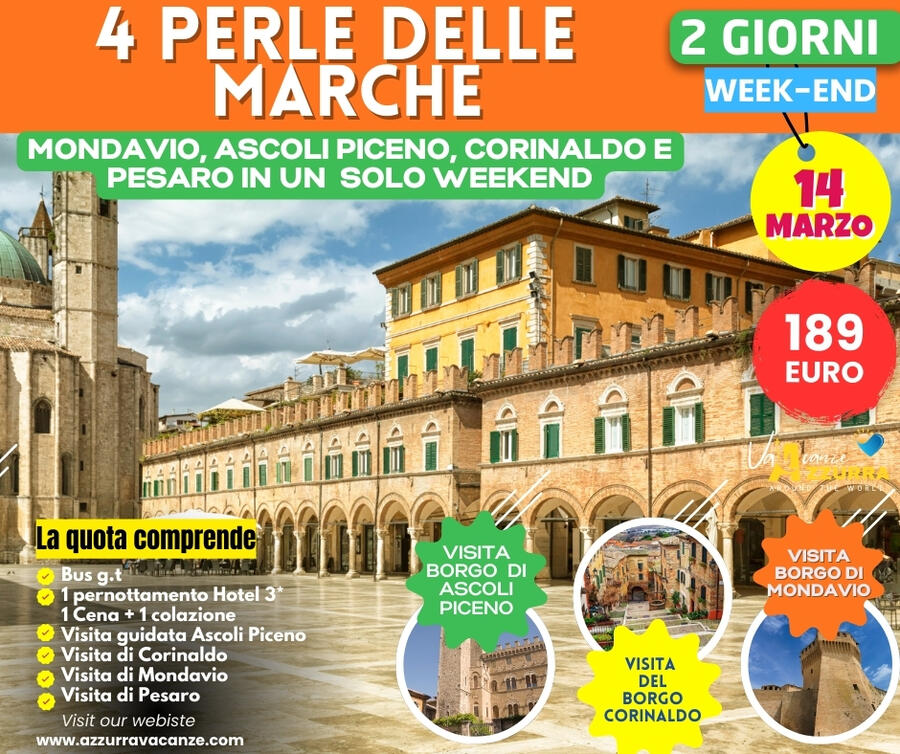 14 MARZO 2026 4 PERLE DELLE MARCHE