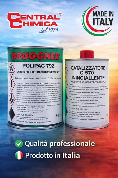 Vernice Poliuretanica bicomponente Smalto Trasparente