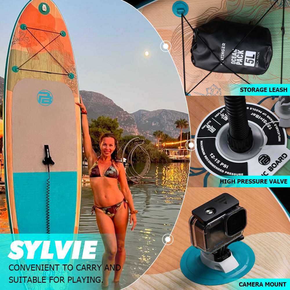 Sup Tavola gonfiabile - Pic Board - Stand up paddle - 320x81x15 - completa accessori