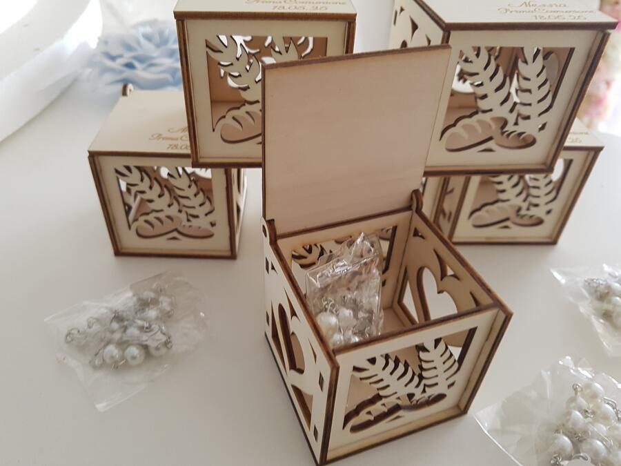 Portaconfetti Legno doppio disegno