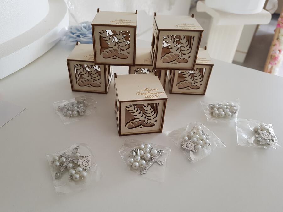 Portaconfetti Legno doppio disegno