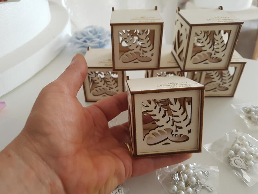 Portaconfetti Legno doppio disegno