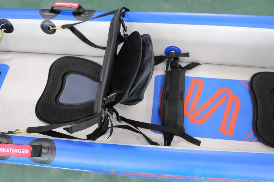 Kayak gonfiabile biposto SKF Skatinger Interstellar - 410 cm - completo accessori