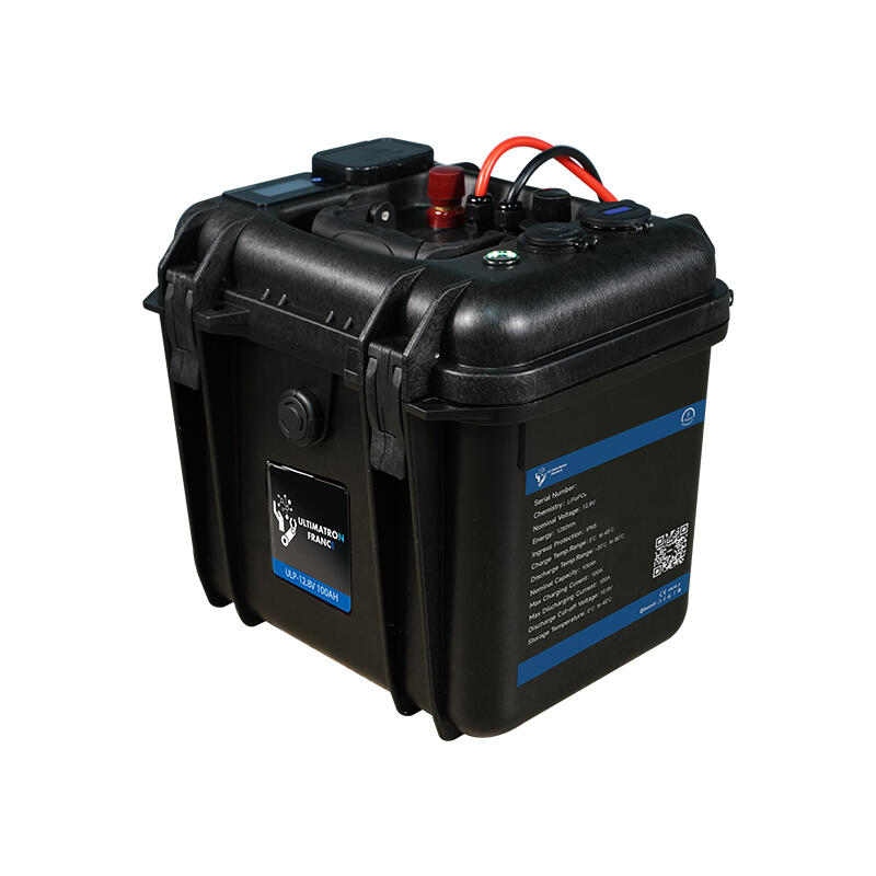 Batteria al litio Ultimatron LiFePO4 Litio 12,8V 100Ah - Bluetooth