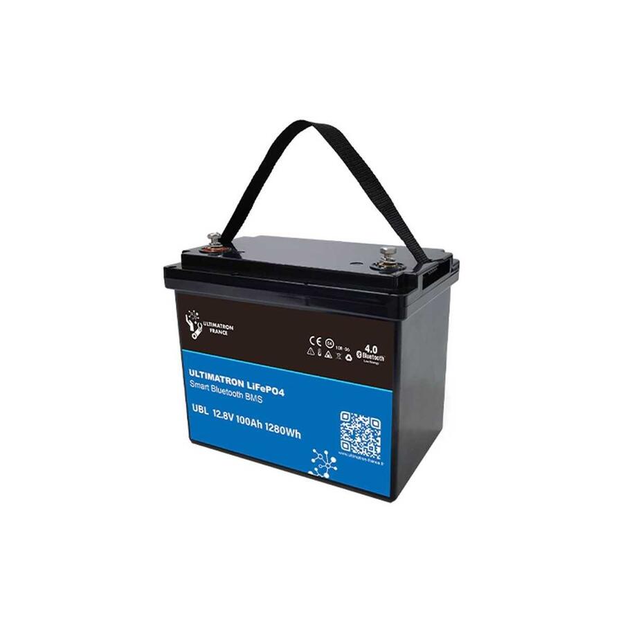 Batteria Ultimatron LiFePO4 Litio 12,8V 100Ah - Bluetooth