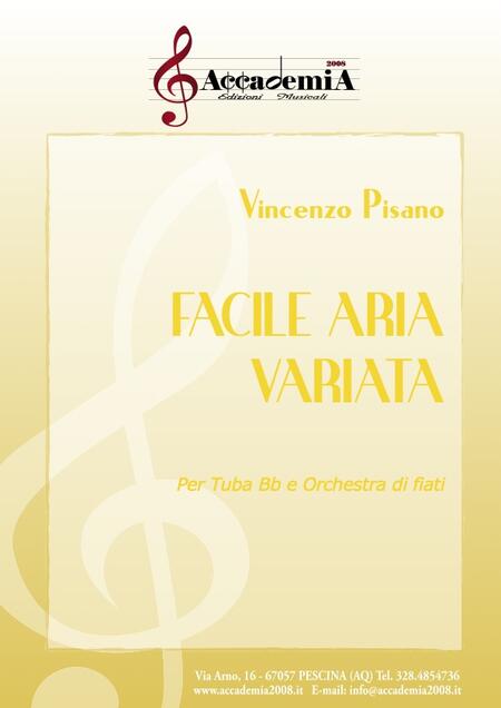 FACILE ARIA VARIATA - Vincenzo Pisano