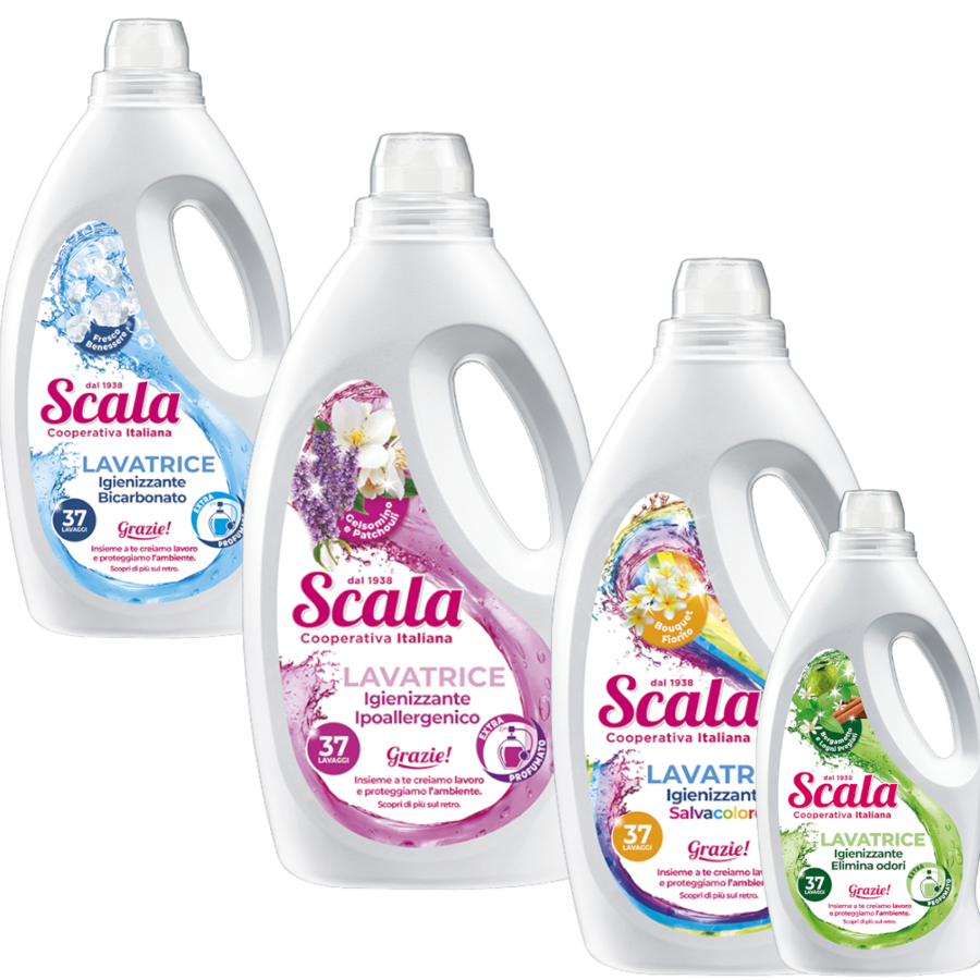 SCALA LAVATRICE 37 LAVAGGI 1,5 LT (Confezione da 48 pezzi) 