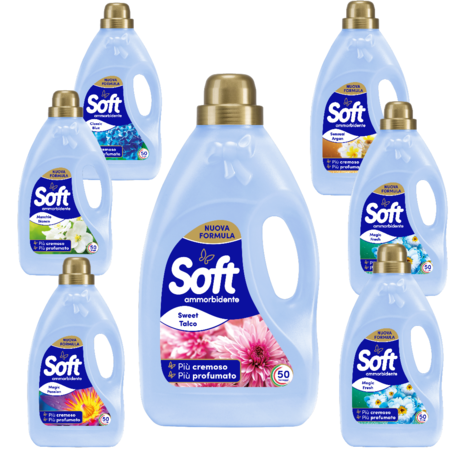 SOFT AMMORBIDENTE 50 LAVAGGI 3 LT (Confezione da 42 pezzi)