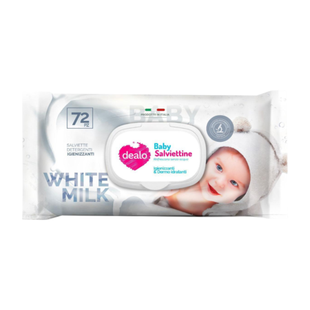 DEALO SALVIETTINE BIANCO LATTE 72 PEZZI (Confezione da 72 pezzi) 