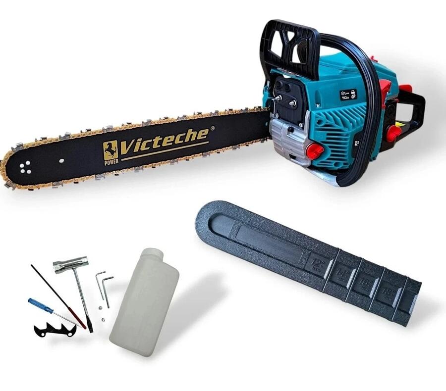 MOTOSEGA A SCOPPIO 68CC CON BARRA 50cm 2 TEMPI TAGLIO POTATURA LEGNA POTENTE