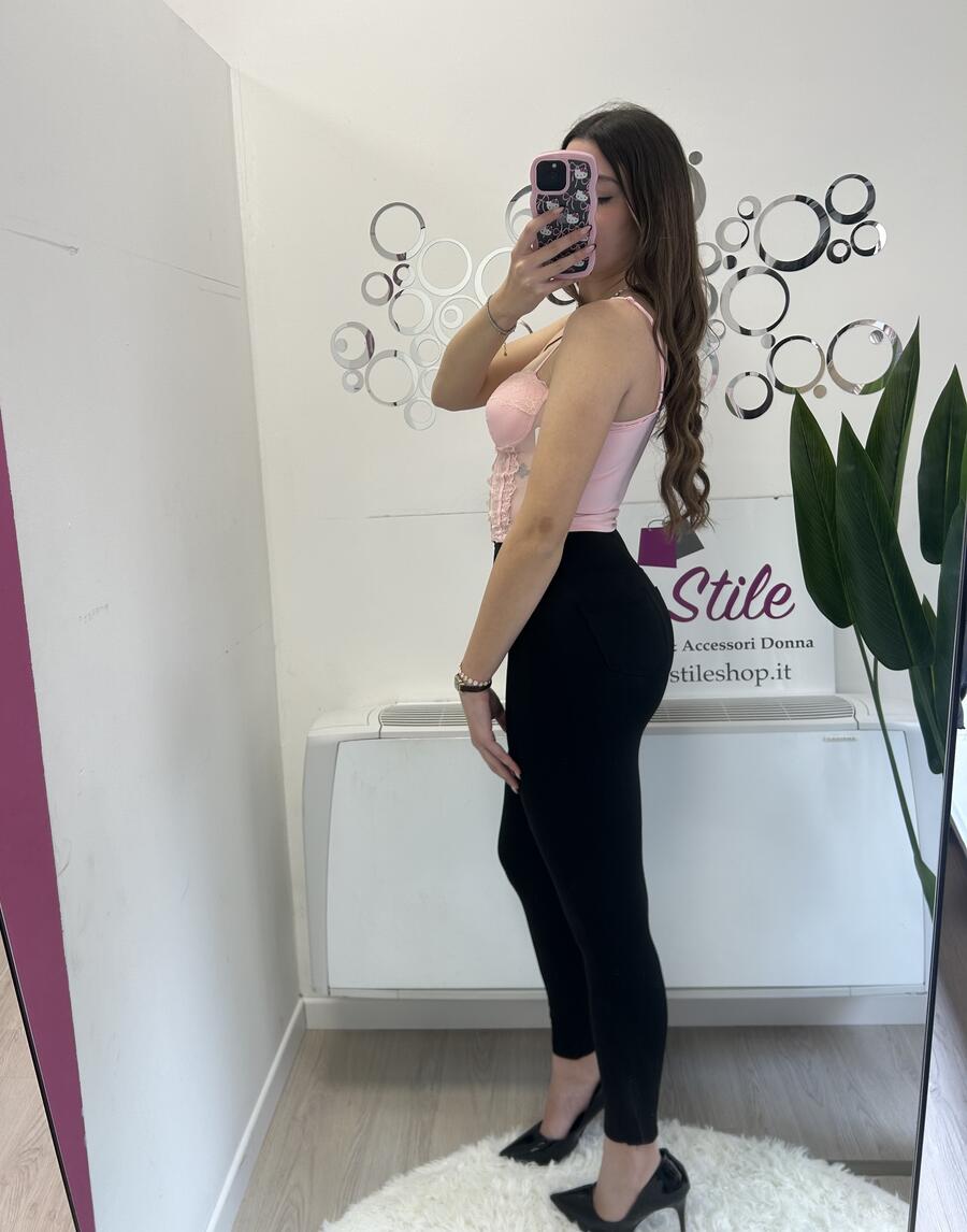 NOVITÀ Top in pizzo tipo corsetto
