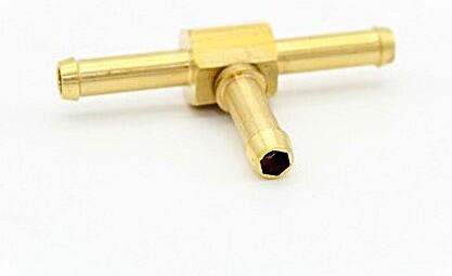 RACCORDO A T 5X5X5mm OTTONE