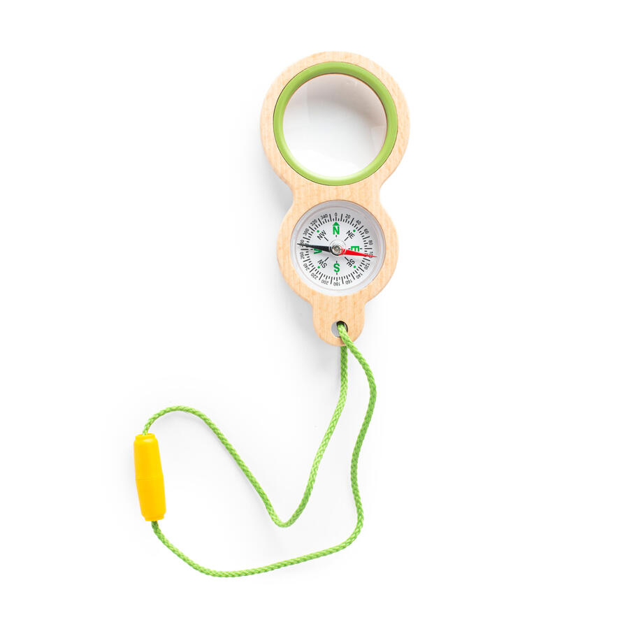 Lente d’ingrandimento portatile con bussola