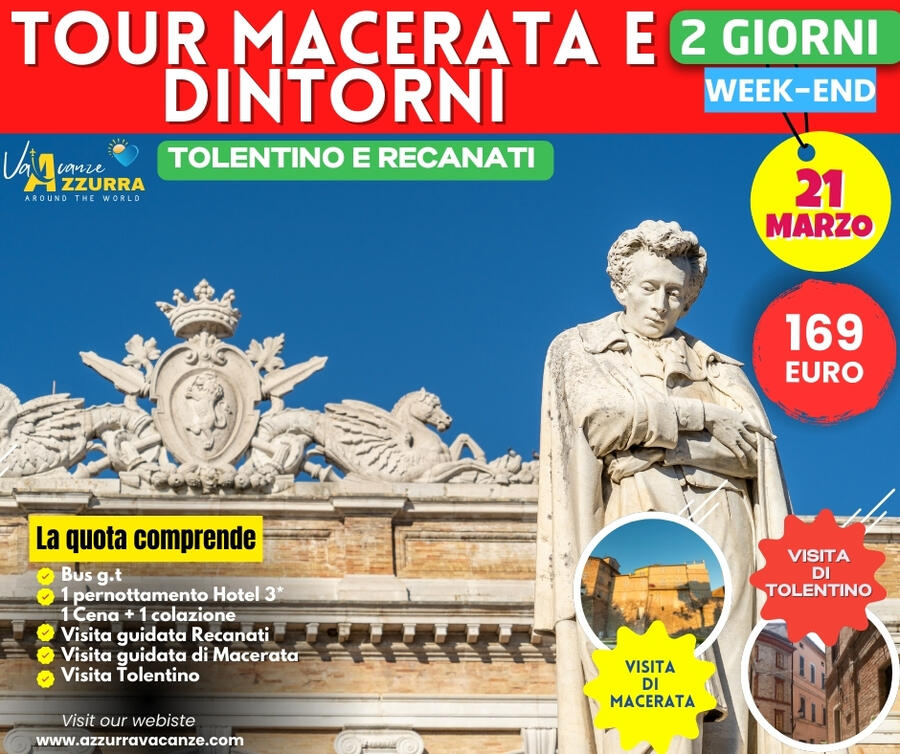 21 MARZO 2026 MACERATA E DINTORNI