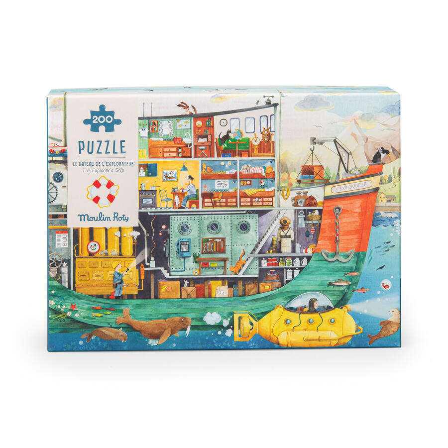 Puzzle Il Battello dell'esploratore - Le Jardin du Moulin