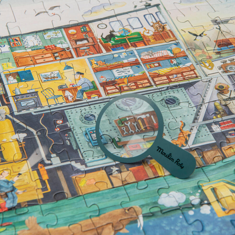 Puzzle Il Battello dell'esploratore - Le Jardin du Moulin