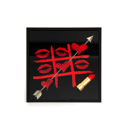 Sequenze - Quadro "Kiss and Play" 40x40 cm