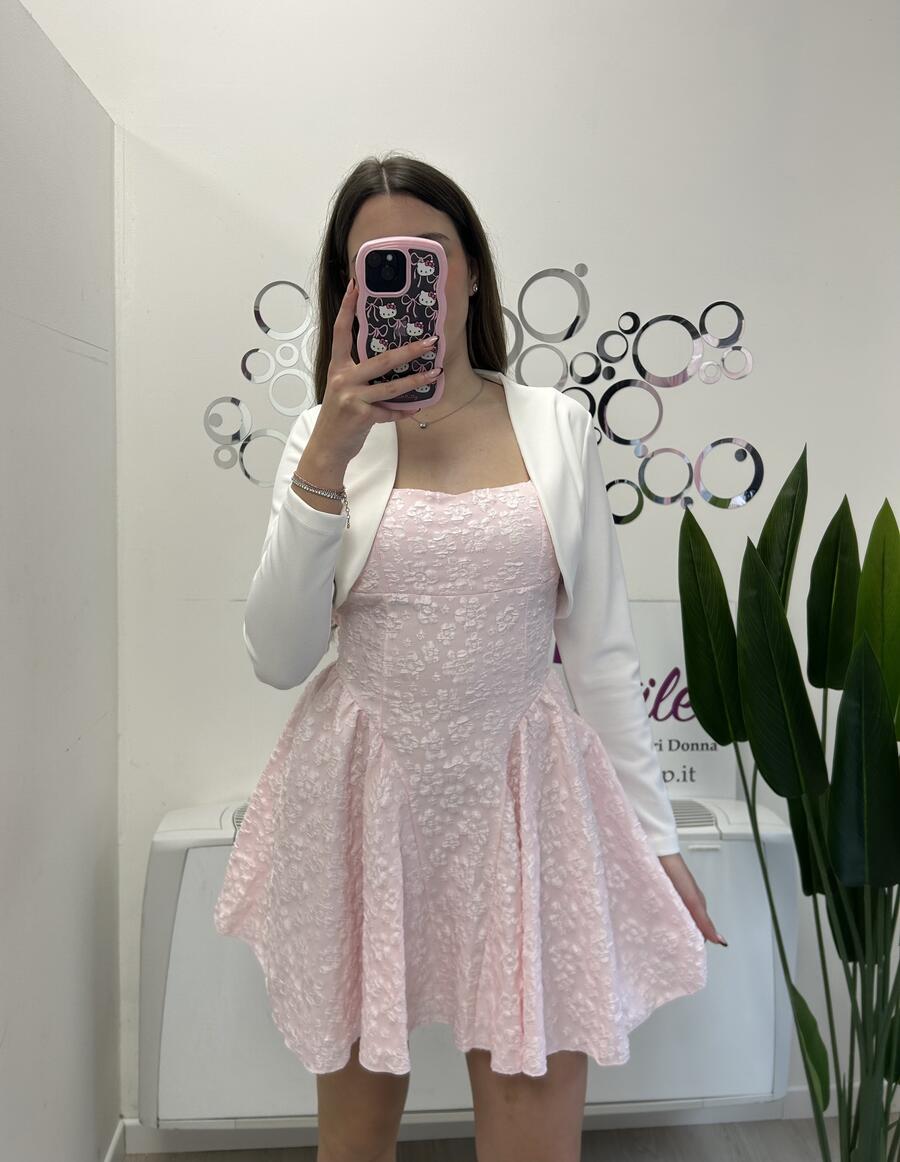 NOVITÀ Abitino ricamato con gonna a ruota