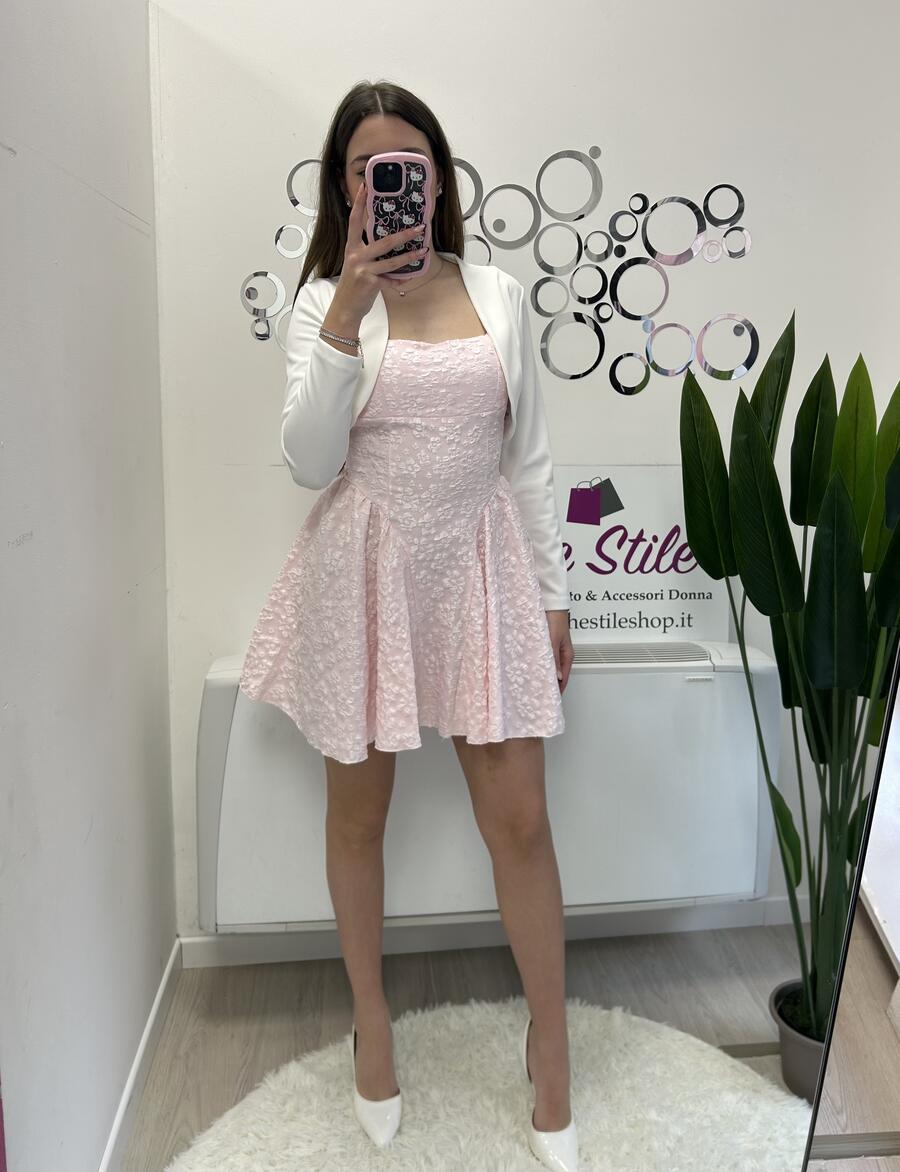 NOVITÀ Abitino ricamato con gonna a ruota