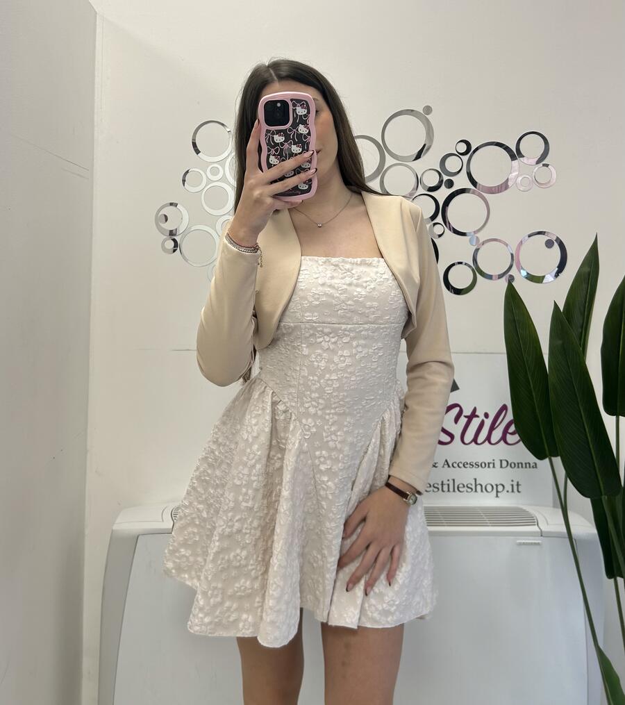 NOVITÀ Abitino ricamato con gonna a ruota