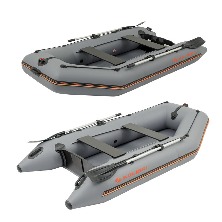 Gommone Tender Kolibri KM300 con pavimento alta pressione - 300x160 cm - grigio scuro 