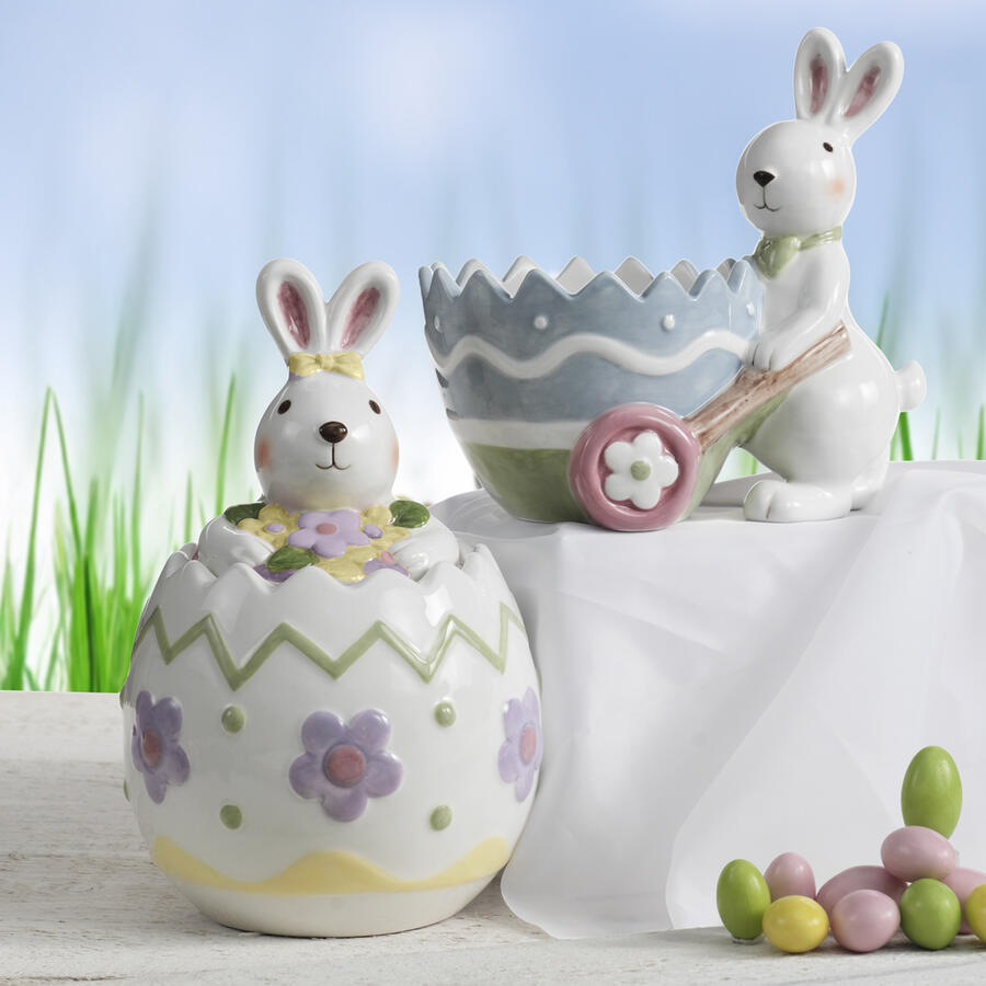 Fantin Argenti - Ciotola Ceramica coniglio con carriola